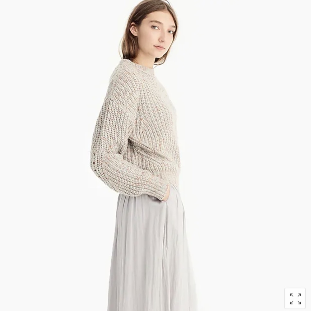 J.Crew Point Sur Sweater Chunky Ribbed Crewneck Pullover Long Sleeve - Picture 3 of 12
